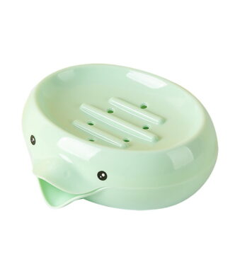 1 Pack Duck Ceramic Soap Dishes,Soap Holder with Drain,Soap Dish Container,Dish Soap Tray,Sponge Holder,Soap Tray for Shower,Bathroom,Bar,Kitchen,Counter (Duck)