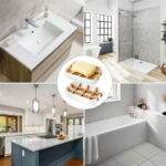 1 Pack Wooden Bamboo Square Soap Dishes for Bar Soap Holder for Shower with Drain for Bathroom Small Soap Dish Detachable (White)