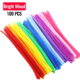 100 Pcs Pipe Cleaners for DIY Assorted Colors Twisting Rods for Flower Making,30cm Flexible Arts & Crafts Material,Fade Simulation Strips for Bouquets & Handmade Gifts