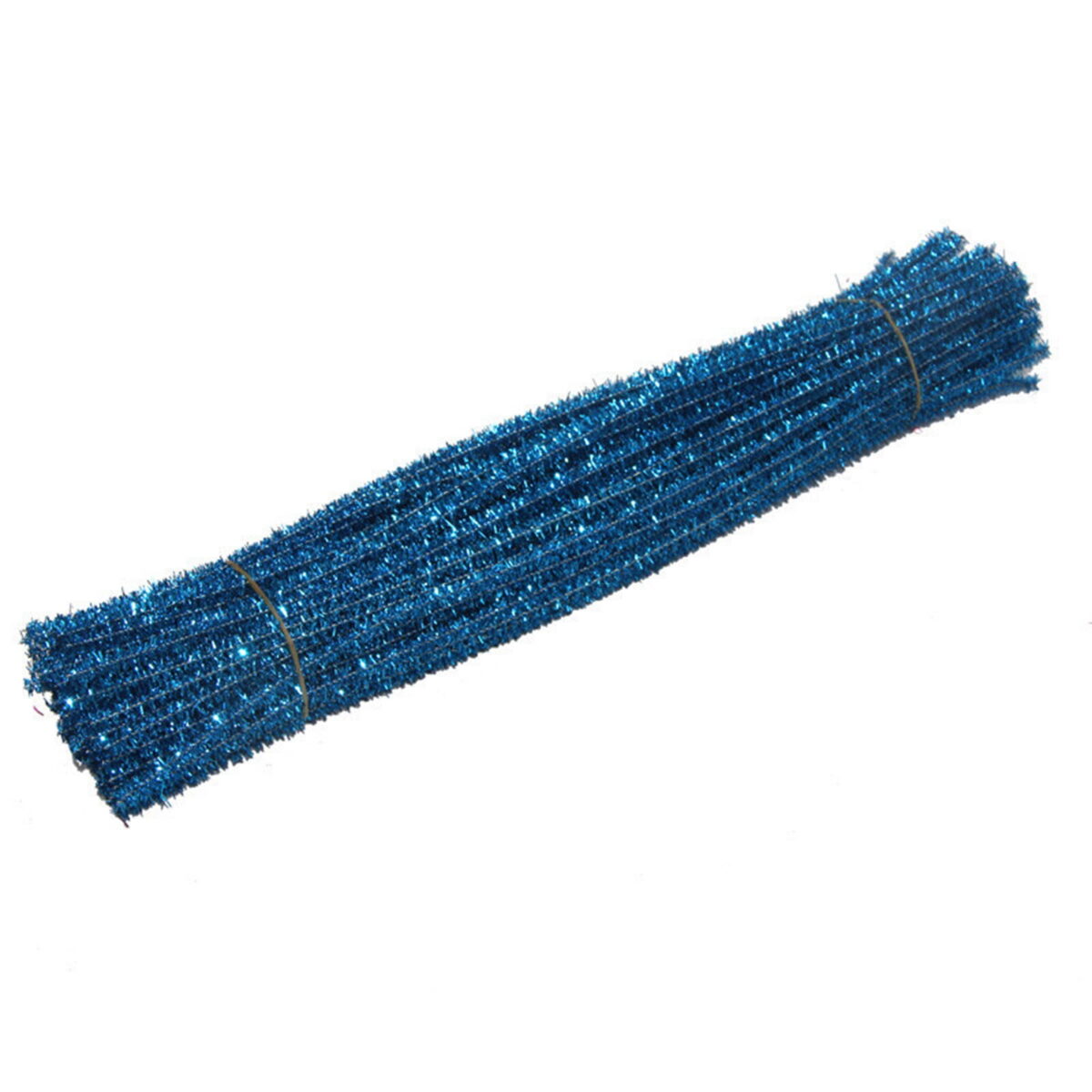 100Pc Pipe Cleanerpipe Cleaner for Craft Colanlan Plush Monochrome Clearance 100Pc Chenille Stem Solid Color Pipe Cleaners Set for Diy Arts Crafts Decorations, Sky Blue