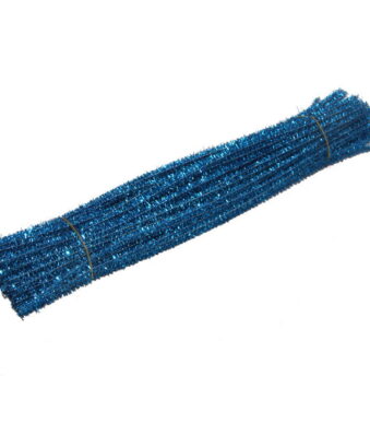 100Pc Pipe Cleanerpipe Cleaner for Craft Colanlan Plush Monochrome Clearance 100Pc Chenille Stem Solid Color Pipe Cleaners Set for Diy Arts Crafts Decorations, Sky Blue