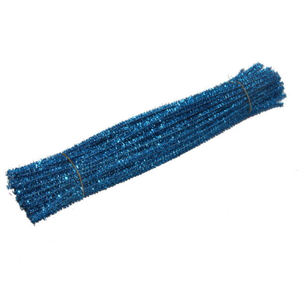 100Pc Pipe Cleanerpipe Cleaner for Craft Colanlan Plush Monochrome Clearance 100Pc Chenille Stem Solid Color Pipe Cleaners Set for Diy Arts Crafts Decorations, Sky Blue