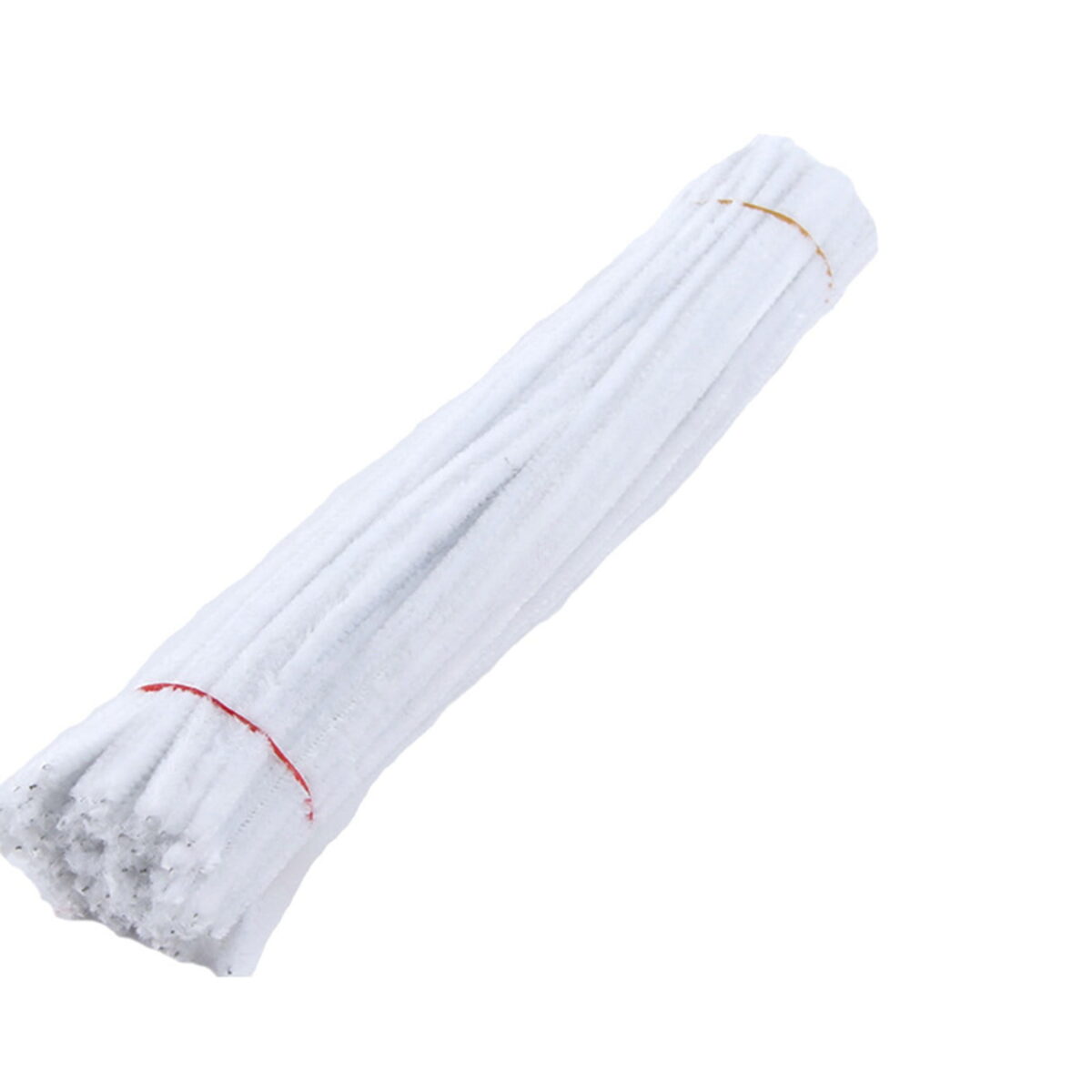 100Pc Pipe Cleanerpipe Cleaner for Craft Colanlan Plush Monochrome Clearance 100Pc Chenille Stem Solid Color Pipe Cleaners Set for Diy Arts Crafts Decorations, White