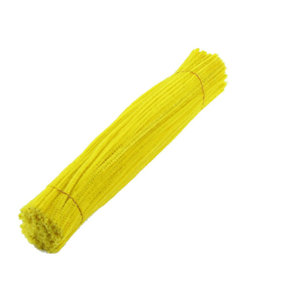 100Pc Pipe Cleanerpipe Cleaner for Craft Colanlan Plush Monochrome Clearance 100Pc Chenille Stem Solid Color Pipe Cleaners Set for Diy Arts Crafts Decorations, Yellow