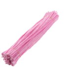 100Pc Pipe Cleanerpipe Cleaner for Craft Colanlan Plush Monochrome Clearance 100Pc Chenille Stem Solid Color Pipe Cleaners Set for Diy Arts Crafts Decorations, Pink