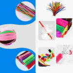 100Pc Pipe Cleanerpipe Cleaner for Craft Colanlan Plush Monochrome Clearance 100Pc Chenille Stem Solid Color Pipe Cleaners Set for Diy Arts Crafts Decorations, Pink