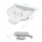 1pc Soap Tray Self Draining Soap Dish Soap Holder for Bar Soap