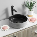 2 Pack Ceramic Soap Dishes - Stylish Seashell Soap Dishes | Decorative Soap Trays for Bathroom & Shower - Self-Draining, Non-Slip | Doubles as Jewelry Holder (White & Pink)