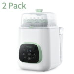 (2 pack) Momcozy KleanPal Pro Baby Bottle Washer, Sterilizer & Dryer Combo for Easy Cleaning, Bottle Washer Machine for Bottles,Baby Item Care