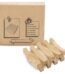 2 Pack of Soap Dishes for Bathroom | Rustic Cross-Rib Bamboo Soap Dish, Bar Soap Holder, Sponge Holder, Offset Rib Design | Natural, Sustainable Bamboo Bathroom Accessories