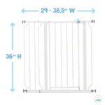 (2 pack) Regalo Easy Step® Extra Tall Walk Thru Baby Gate, Age Group 6 to 24 Months