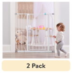 (2 pack) Regalo Easy Step® Extra Tall Walk Thru Baby Gate, Age Group 6 to 24 Months