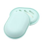 2-Pack Soap Dish with Drain, Soap Holder, Soap Saver, Easy Cleaning, Dry, Stop Mushy Soap (Green)