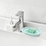 2 Pcs Soap Dish, Easy Cleaning Soap Saver, Stop Mushy Soap Tray Suitable for Kitchen, Bathroom, Soap Container (Green)