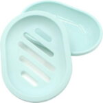 2 Pcs Soap Dish, Easy Cleaning Soap Saver, Stop Mushy Soap Tray Suitable for Kitchen, Bathroom, Soap Container (Green)