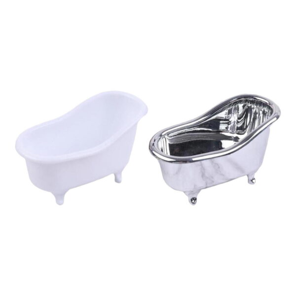 2 X Bathtub Soap Dish Holder for Shower Bathroom