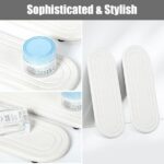 2PCS Water Absorbing Stone Tray, Fast Drying Diatomite Stone Sink Tray, Water Absorbent Diatomite Coasters, Stones Soap Trays for Kitchen Sink, Bathroom Counter Hand Soap Dish &...