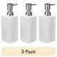 (3 pack) Better Homes & Gardens Faux Marble Resin Soap Pump, White