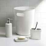 (3 pack) Mainstays Basic Ceramic Soap Dish White