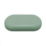 (3 pack) Mainstays Rubberized Plastic Ribbed Accessory Tray, Green