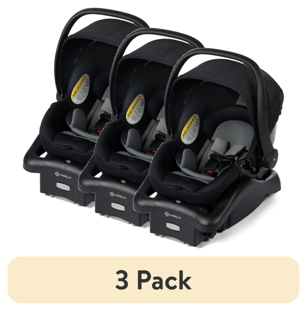 (3 pack) Safety 1ˢᵗ onBoard Insta-Latch Infant Car Seat, Cowbird, Unisex