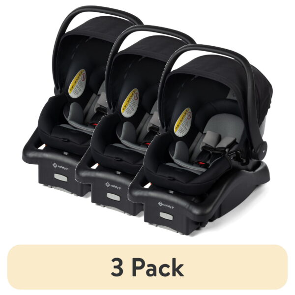 (3 pack) Safety 1ˢᵗ onBoard Insta-Latch Infant Car Seat, Cowbird, Unisex