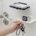 3Pack Draining Soap Dishes Wall Mounted Soap Holder for Shower Vonpri Bar Soap Sponge Organizer Self-Adhesive Rack Soap Tray Drainer with Hooks Black