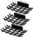 3Pack Draining Soap Dishes Wall Mounted Soap Holder for Shower Vonpri Bar Soap Sponge Organizer Self-Adhesive Rack Soap Tray Drainer with Hooks Black