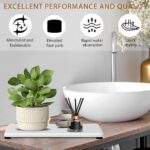 3PCS Water Absorbing Stone Tray, DryingNeat Diatomite Stone Sink Tray, Instant Dry Sink Coasters, Kitchen Sponge Hand Soap Holder, Bathroom Sink Vanity Trays,8 * 4inch and 4 *...