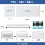 3PCS Water Absorbing Stone Tray, DryingNeat Diatomite Stone Sink Tray, Instant Dry Sink Coasters, Kitchen Sponge Hand Soap Holder, Bathroom Sink Vanity Trays,8 * 4inch and 4 *...