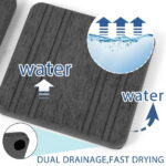3PCS Water Absorbing Stone Tray, DryingNeat Diatomite Stone Sink Tray, Instant Dry Sink Coasters, Kitchen Sponge Hand Soap Holder, Countertop Fast Drying Counter Trays,8 * 4inch...
