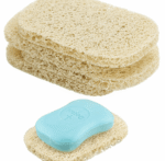 4 Pack Soap Dishes - Non-Slip Drainage Trays for Bathroom Kitchen & Sink Use