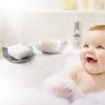 4Pcs Silicone Soap Dishes With Draining. Bathroom Bar Soap Holder For Shower. Soap Tray For Kitchen Sink