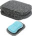 4Pcs Soap Saver Holder for Bar Soap Shower Bathroom Dish Self Draining Lift Pad Porous Construction Air Circulate PVC Non-BPA Non-Slip Durable, 4.5x2.9x0.39inch