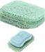 4Pcs Soap Saver Holder for Bar Soap Shower Bathroom Dish Self Draining Lift Pad Porous Construction Air Circulate PVC Non-BPA Non-Slip Durable, 4.5x2.9x0.39inch