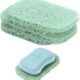 4Pcs Soap Saver Holder for Bar Soap Shower Bathroom Dish Self Draining Lift Pad Porous Construction Air Circulate PVC Non-BPA Non-Slip Durable, 4.5x2.9x0.39inch