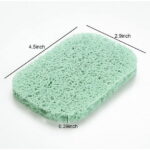 4Pcs Soap Saver Holder for Bar Soap Shower Bathroom Dish Self Draining Lift Pad Porous Construction Air Circulate PVC Non-BPA Non-Slip Durable, 4.5x2.9x0.39inch