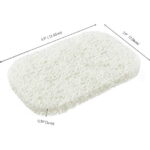 4Pcs Soap Saver Holder for Bar Soap Shower Bathroom Dish Self Draining Lift Pad Porous Construction Air Circulate Non-BPA Non- Durable, 4.5x2.9x0.39inch