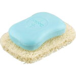 4Pcs Soap Saver Holder for Bar Soap Shower Bathroom Dish Self Draining Lift Pad Porous Construction Air Circulate PVC Non-BPA Non-Slip Durable, 4.5x2.9x0.39inch