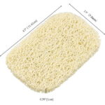 4Pcs Soap Saver Holder for Bar Soap Shower Bathroom Dish Self Draining Lift Pad Porous Construction Air Circulate PVC Non-BPA Non-Slip Durable, 4.5x2.9x0.39inch
