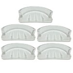 5 Pc Soap Dish Replacement Recessed Wall Holder Bar Saver Tray Bath Shower Rack