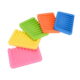 5 Pcs Silicone Draining Soap Dish, Bar Soap Holder for Tub, Waterfall Soap Tray, Soap Saver, Soap Dishes for Bathroom Shower Blue, Green, Pink, Orange, Yellow