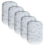 5PCS PVC Soap Saver Pad Bathroom Anti-skid Plastic Pad Shower Soap Bar Saver Lift Holder Dish Sponge Rack Tray Fast Dry Non-Slip