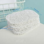 5PCS PVC Soap Saver Pad Bathroom Anti-skid Plastic Pad Shower Soap Bar Saver Lift Holder Dish Sponge Rack Tray Fast Dry Non-Slip