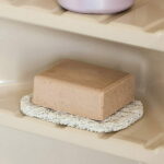 5PCS PVC Soap Saver Pad Bathroom Anti-skid Plastic Pad Shower Soap Bar Saver Lift Holder Dish Sponge Rack Tray Fast Dry Non-Slip