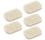 5Pcs Soap Dish, Soap Holder Accessory For Bathroom/Kitchen, 7X11X1Cm Natural Loofah Soap Dish, Easy To Clean And Environmental Protection (Beige, Ellipses)