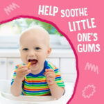 (6 pack) Earth's Best Organic Teething Crunchy Sticks Strawberry Banana Puffed Baby Snack, 0.56 oz Bag