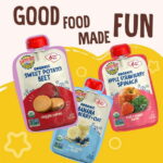 (6 pack) Earth's Best Organic Teething Crunchy Sticks Strawberry Banana Puffed Baby Snack, 0.56 oz Bag