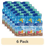 (6 pack) PediaSure Grow & Gain with Immune Support, 7g Protein, Chocolate, 8-fl-oz Bottle, 6 Shakes