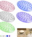 6 Plastic Soap Holder Soap Dish Bar Saver Tray Hole Drain Kitchen Shower Bath